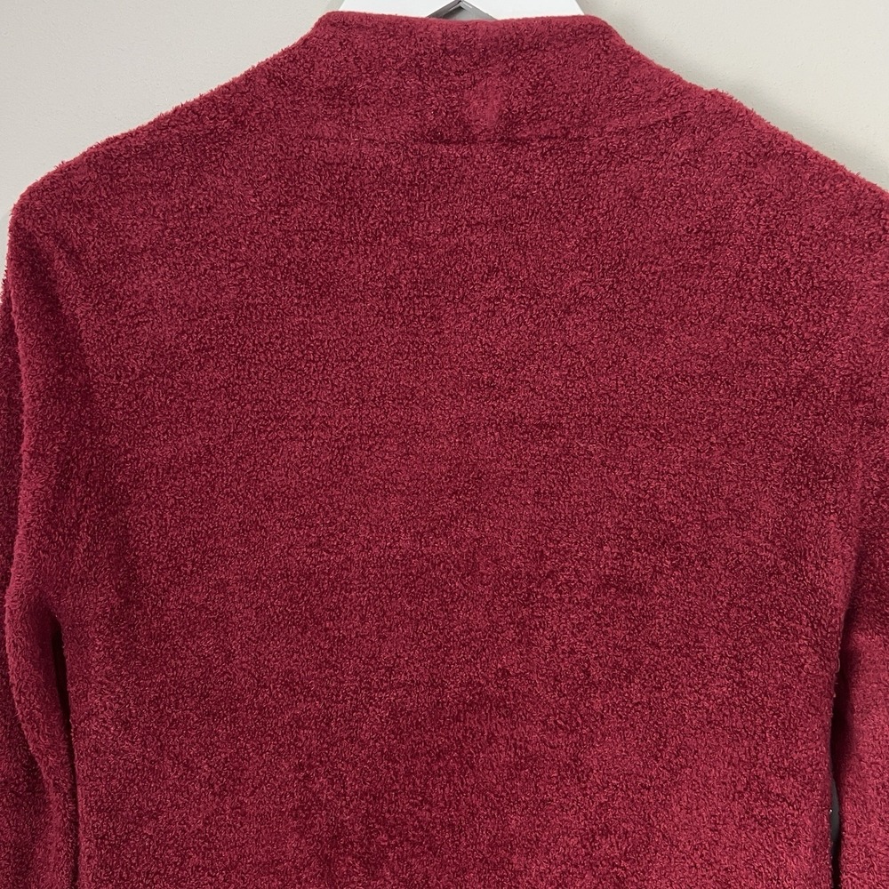 Barefoot Dreams Calypso Wrap Open Front Cardigan L/XL Bamboo Chic Lite Red Cozy - Picture 6 of 10